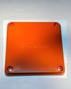 COVER,ELE BOX,INJ MOLD PLASTIC,HIPS ORANGE